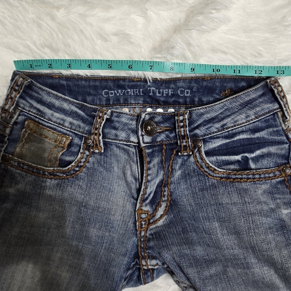 Cowgirl Tuff Light Blue Straight Leg Jeans - Picture 8 of 8